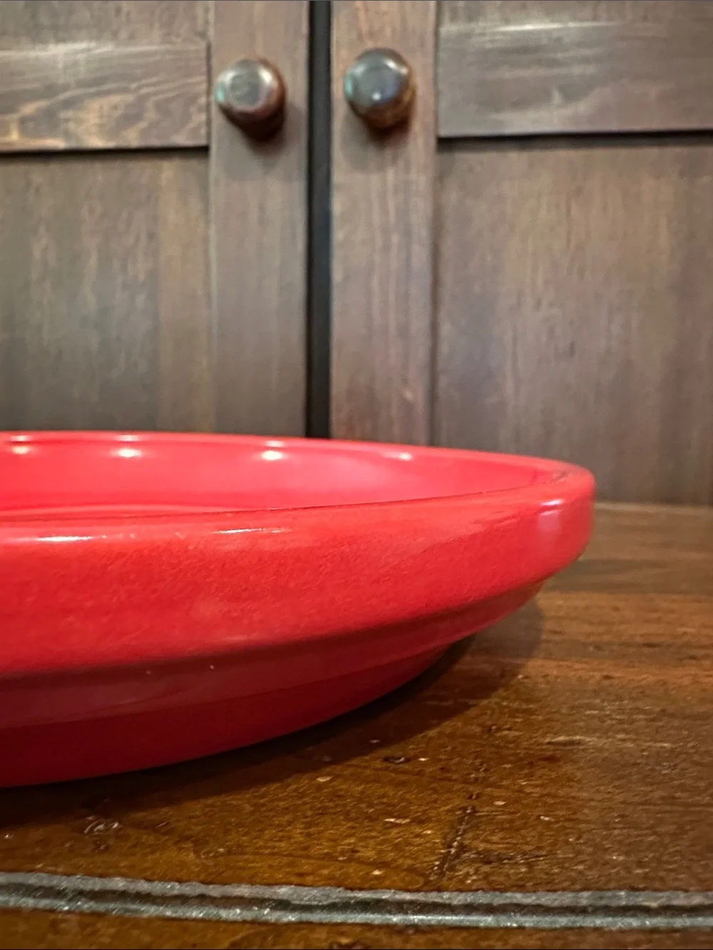Vintage heavyweight red